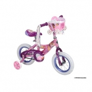 Huffy 12-Inch Girls Disney Princess Bike (Shimmer Pink/Glitter Pink)
