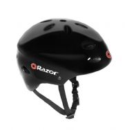 Razor V-17 Youth Multi-Sport Helmet (Black Gloss)