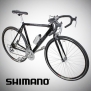 New 54cm Aluminum Road Bike Racing Bicycle 21 Speed Shimano - Black Color
