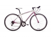 Giordano Libero 1.6 White/Pink Womens Road Bike-700c (15-Inch Frame)