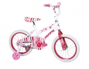 Huffy Girl's So Sweet Bike, Pink Icing/Vanilla White, 16-Inch