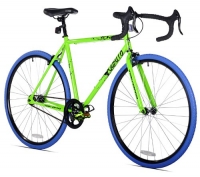 Takara Kabuto Single Speed Road Bike, 57cm/Large, Green/Blue