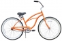 Firmstrong Urban Lady Single Speed - Women's 26 Beach Cruiser Bike (Orange)