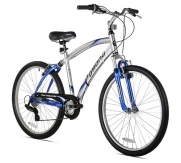 Northwoods Pomona Men's Cruiser Bike (26-Inch Wheels), Silver/Blue