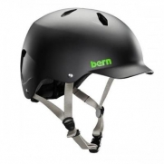 Bern 2014 Youth/Teen Boys Bandito EPS Summer Bicycle Helmet (Matte Black - M/L)