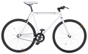 Vilano Fixed Gear Bike Fixie Single Speed Road Bike 50 cm White / Black