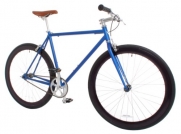 Vilano Rampage Fixed Gear Fixie Single Speed Road Bike, Matte Blue, Small/50cm