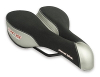 Planet Bike Men's A.R.S. Anatomic Relief Bicycle Saddle (Silver/Black)