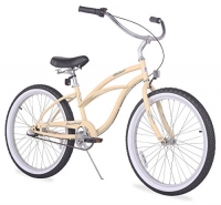 Firmstrong Urban Lady Three Speed Beach Cruiser Bicycle, Vanilla, 13.5 inch / Medium