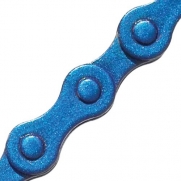 KMC Z410 Bicycle Chain (1-Speed, 1/2 x 1/8-Inch, 112L, Blue)