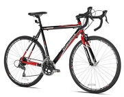 Giordano Libero 1.6 Road Bike, Black/Red, 56cm/Medium