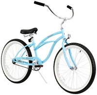 Firmstrong Urban Lady Single Speed Beach Cruiser Bicycle, 24-Inch, Baby Blue
