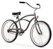 Firmstrong Urban Man Single Speed Beach Cruiser Bicycle, 24-Inch, Matte Grey