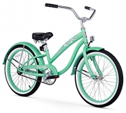 Firmstrong Bella Classic Girl's Single Speed Cruiser Bicycle, 20-Inch, Mint Green