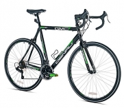 GMC Denali Road Bike, Black/Green, 22.5-Inch/Medium