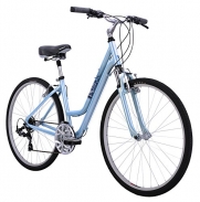 Diamondback Bicycles Women's 2015 Vital 2 Complete Hybrid Bike, 17-Inch/Medium, Blue
