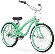 Firmstrong Bella Classic Three Speed Beach Cruiser Bicycle, 24-Inch, Mint Green