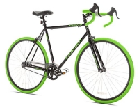 Takara Kabuto Single Speed Road Bike, Large/58cm, Black/Green