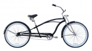 Firmstrong Urban Man Deluxe Single Speed Stretch Beach Cruiser Bicycle, 26-Inch, Black