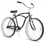 Firmstrong Urban Man Single Speed Beach Cruiser Bicycle, 26-Inch, Black