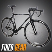 NEW 54cm Track Fixed Gear Bike Fixie Single Speed Road Bicycle - Black Color