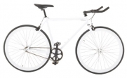 Vilano Edge Fixed Gear Single Speed Bike, Small, White