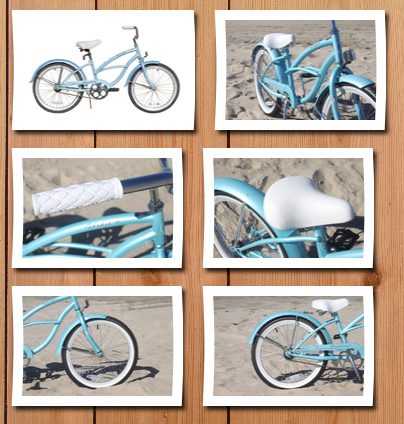 Firmstrong girls 20 beach cruiser bicycle urban girl single speed baby blue
