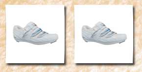 Shimano 2013 women's road cycling shoes sh-wr41 (white/blue )