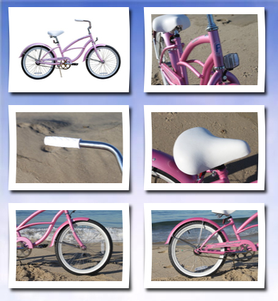 Firmstrong urban girl 20 kids single speed beach cruiser bicycle (pink)